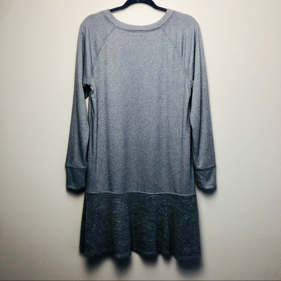 CAbi Flashdance Grey Sweater Long-Sleeved Dress - Picture 8 of 8